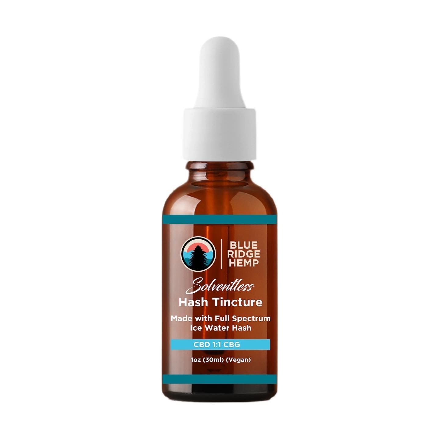 Solventless Full-Spectrum Hash Tincture | CBD 1:1 CBG