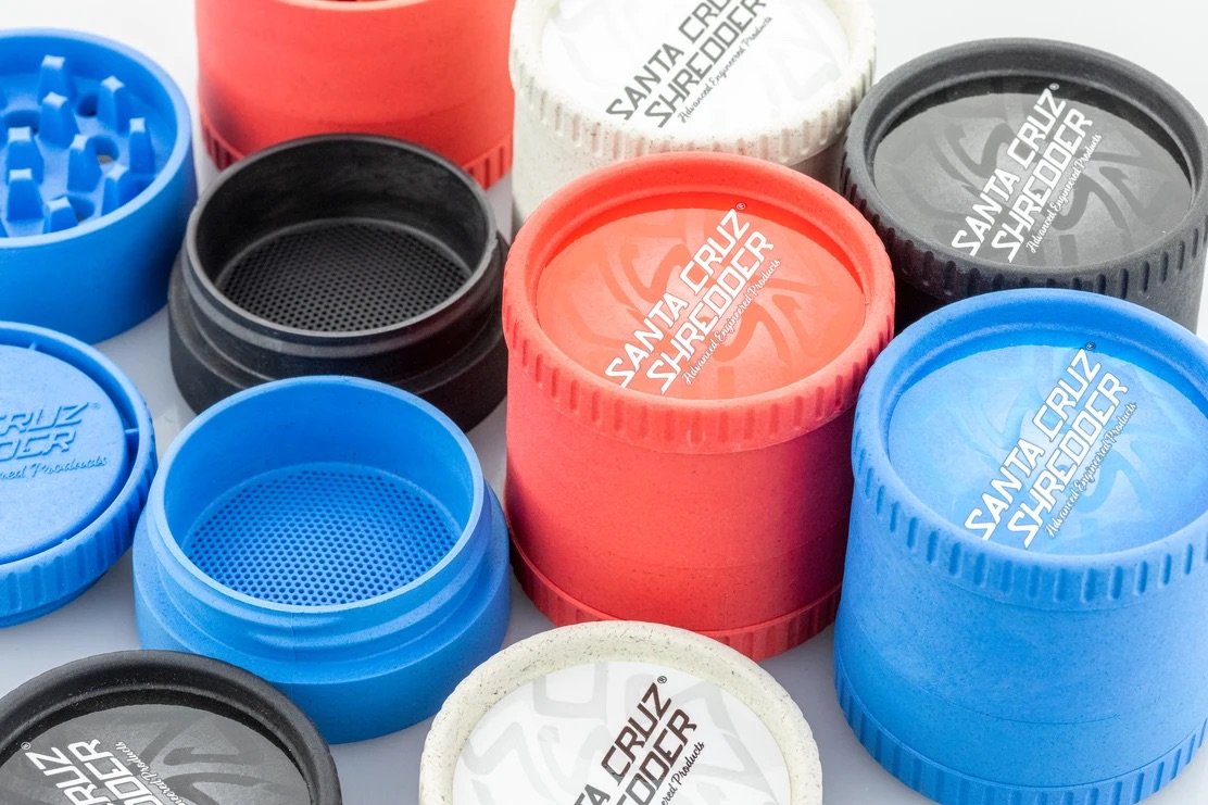 Santa Cruz Shredder Hemp Plastic Grinder 4 piece