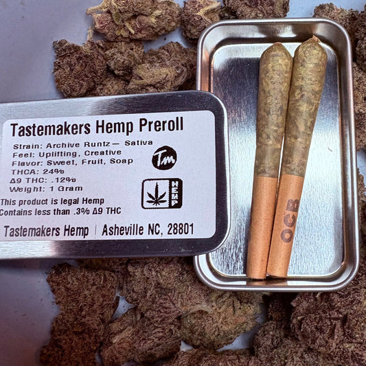 Tastemakers Hemp THCA Preroll - Sativa