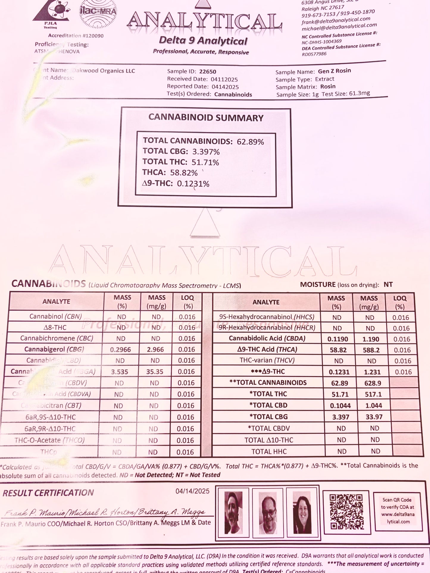Tier 1 Hash Rosin- Gen Z- Hybrid