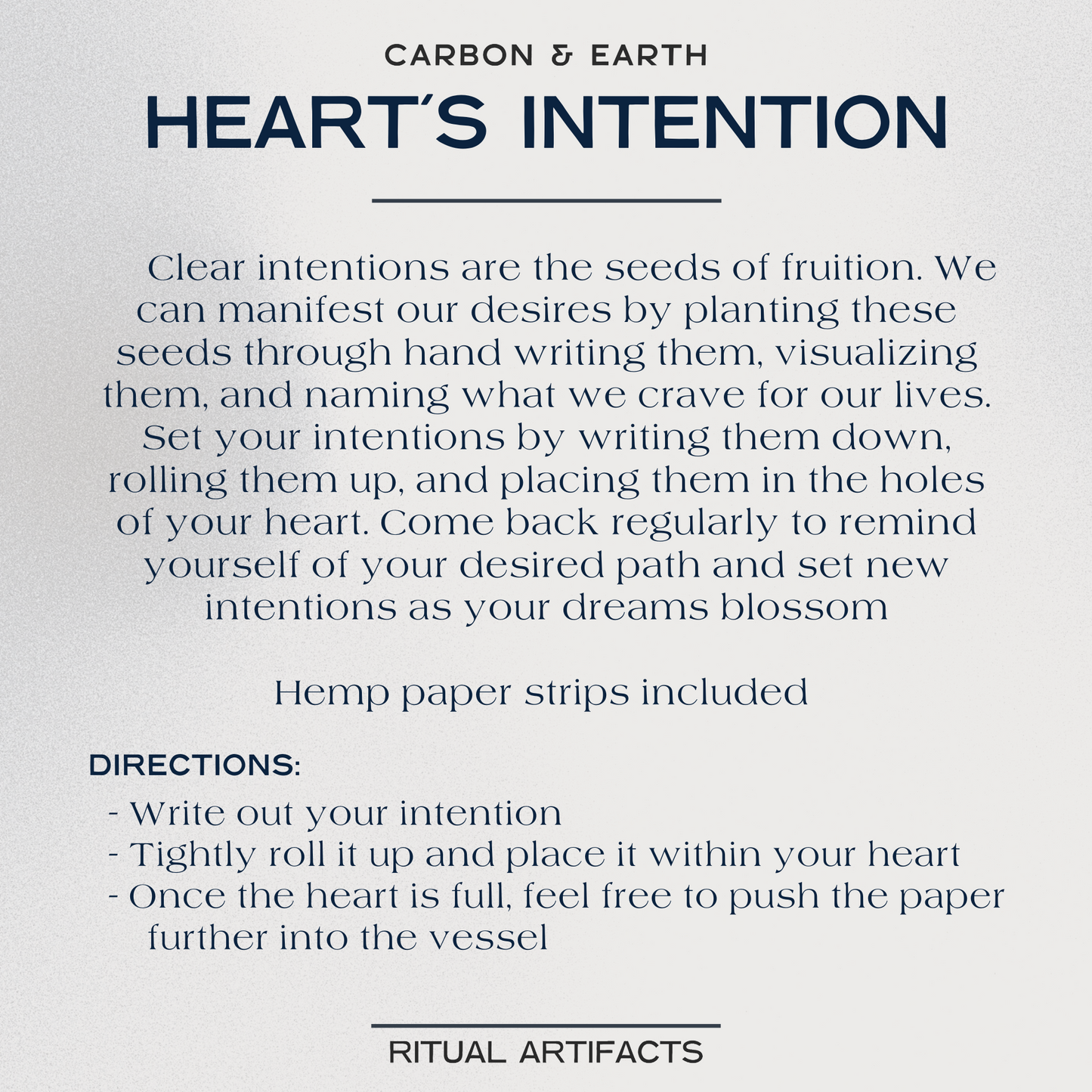 Heart's Intentions