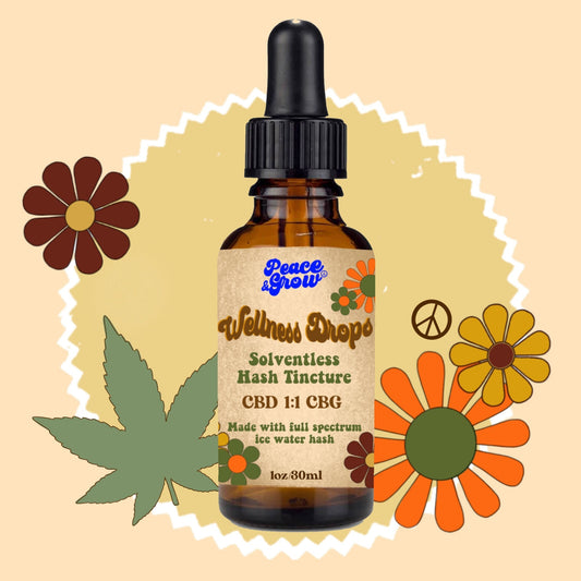 Peace & Grow Solventless Full-Spectrum Wellness Drops